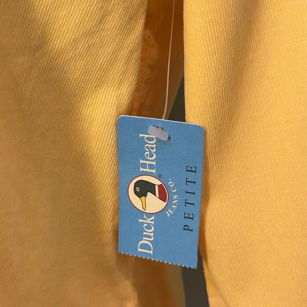 Duck Head Jeans Co. yellow corduroy shirt Size PS - Picture 5 of 6